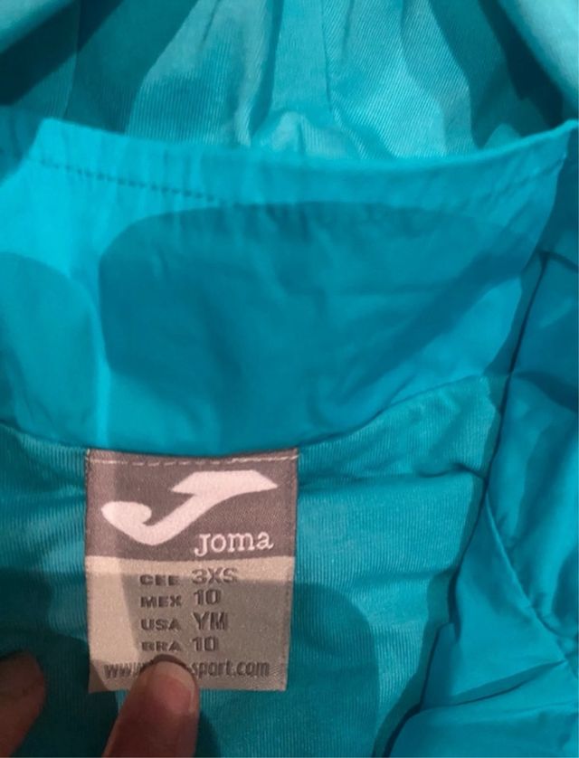 Chaqueta Joma. Talla 10 años.