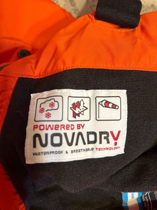 Pantalón esqui unisex naranja