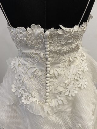 vestido de novia midi