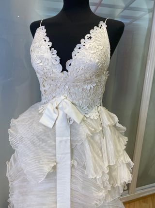 vestido de novia midi