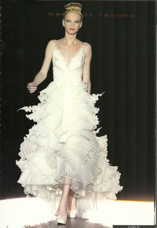 vestido de novia midi