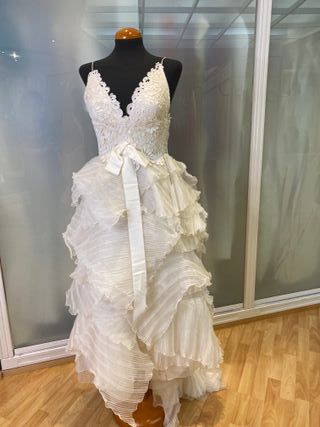 vestido de novia midi