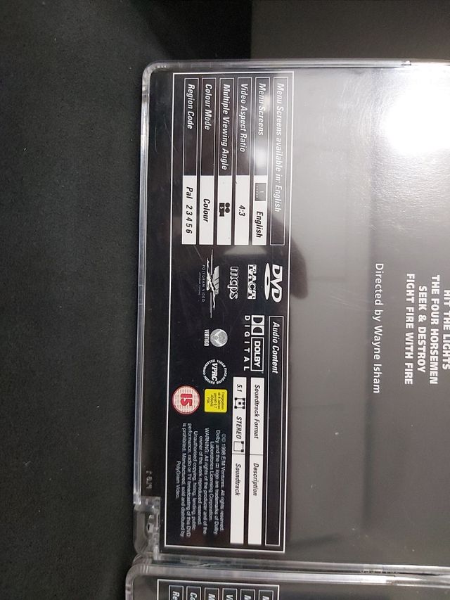 DVD METALLICA CUNNING STUNTS