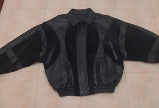 Cazadora piel hombre