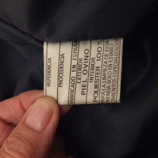 Cazadora piel hombre