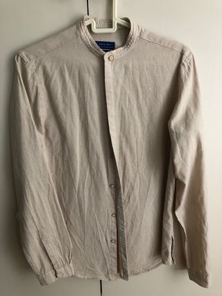 camisa de lino Zara