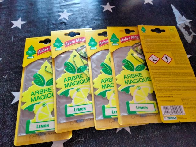 5 Ambientadores de limón TAVOLA