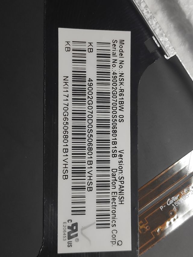 Teclado Acer Aspire VN7-791