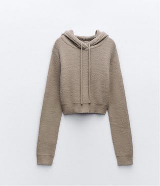 Sudadera corta Zara
