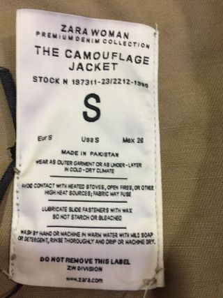 Cazadora chica Zara