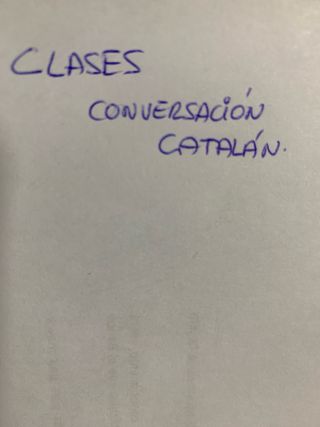 Clases conversacion Catalan