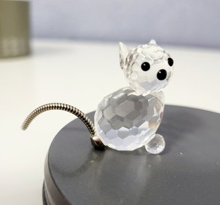 Gatto Swarovski cristallo vintage