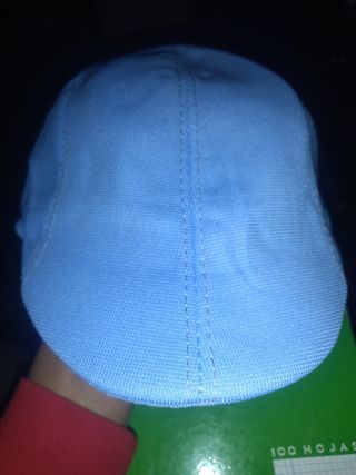 Boina de hombre azul clarito 