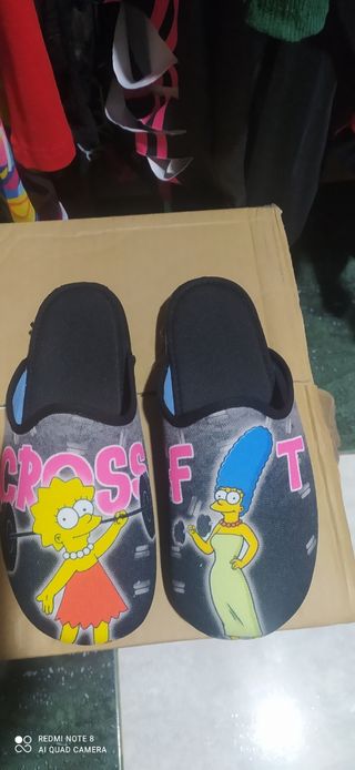zapatillas de dormir Simpsons