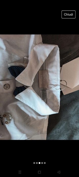 Camicia neonato chicco