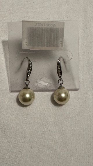 Pendientes con forma de perla