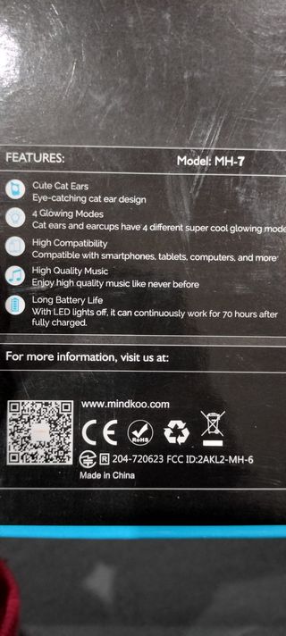 Cat Ear headset para peças