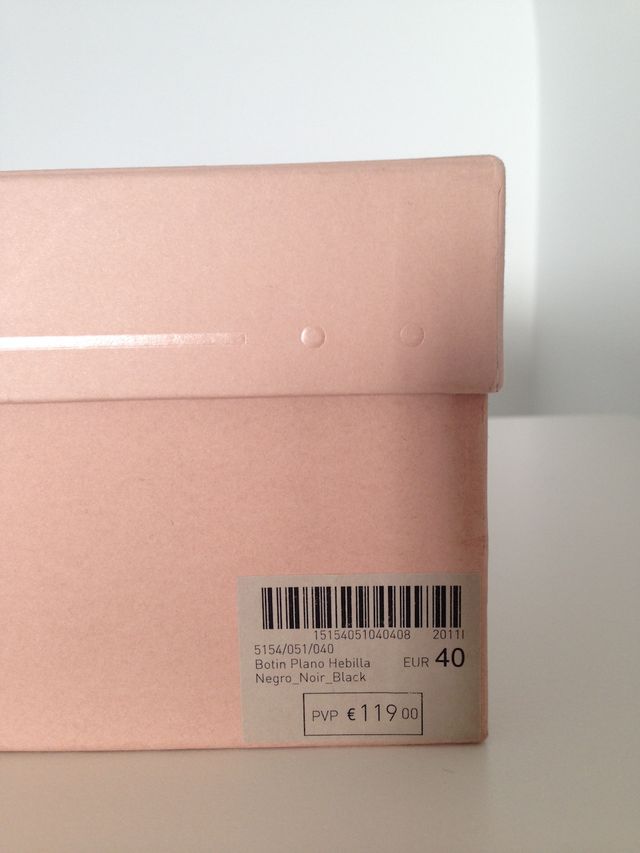 Botín Uterque con hebillas - Talla 40