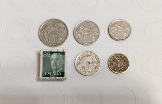 Lote monedas españolas 