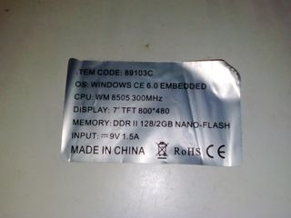 Tastiera per 89103C SO Windows CE 6.0