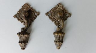 LOTTO DI 2 TIRATORI ANTICHI IN BRONZO, R130