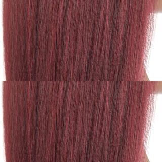 Peluca cabello humano 100% natural remy burdeos