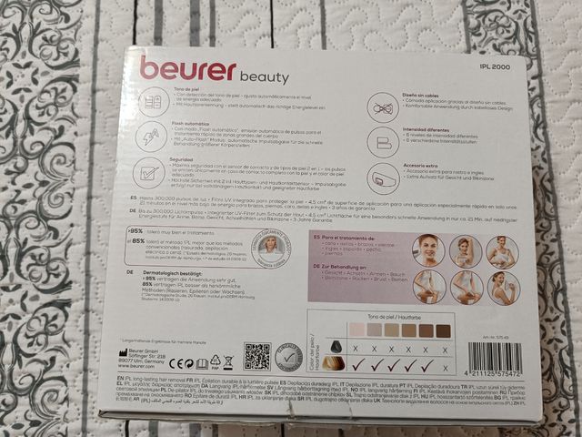 Depiladora luz pulsada IPL 2000