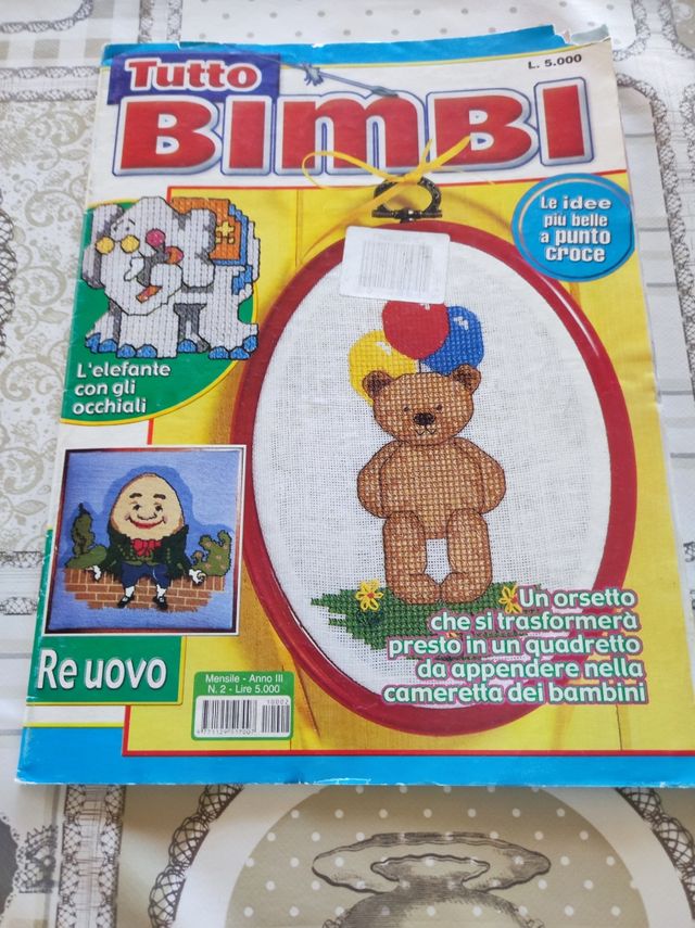 12 Riviste punto croce 