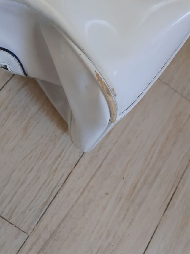 Borsa guess vernice bianca