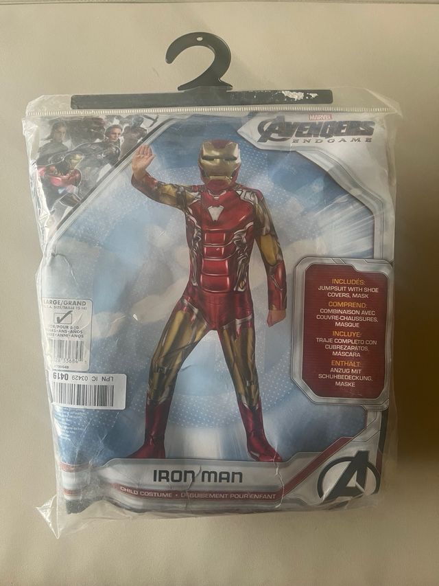 Disfraz infantil ironman talla 8-10 años