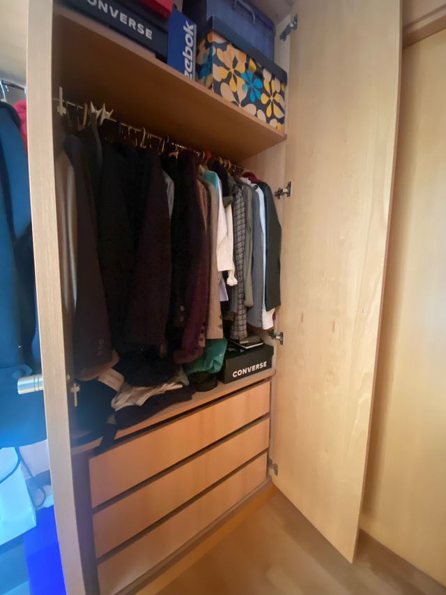 vestidor con armarios empotrados