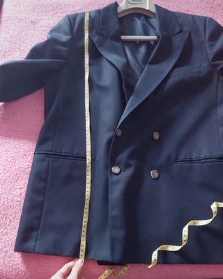 Chaqueta hombre azul marina