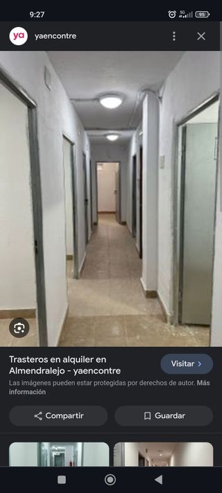 Trasteros en alquiler