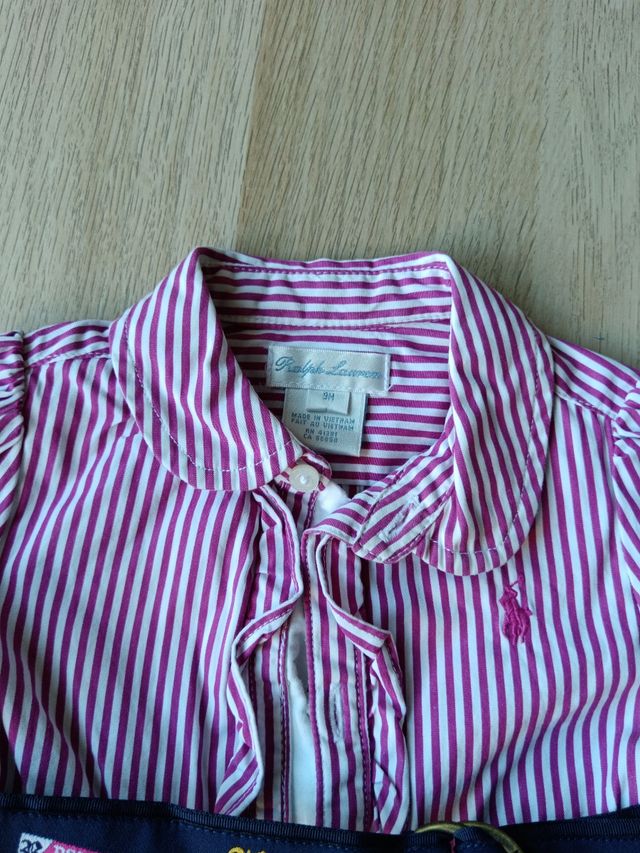 Vestido Ralph Lauren 9meses