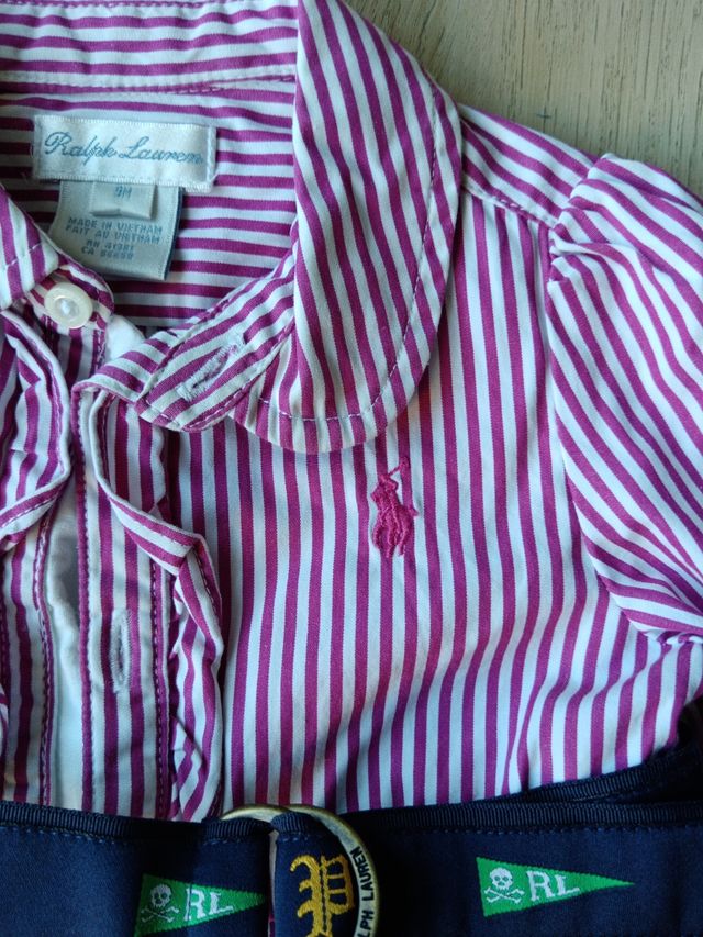 Vestido Ralph Lauren 9meses