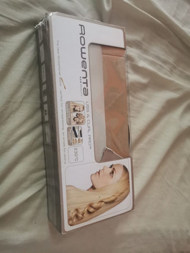 Plancha rowenta liss&curl pro