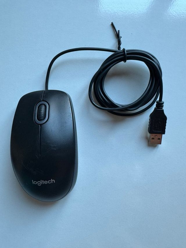 Raton logitech B100 negro mouse
