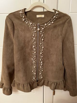 Chaqueta joya antelina G&B