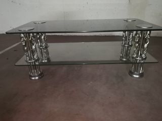 Mesa centro de cristal