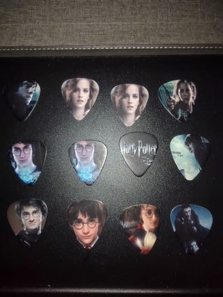 set 12 plettri per chitarra harry potter