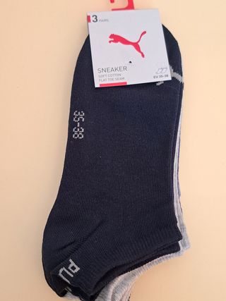 6 Calcetines cortos niños puma