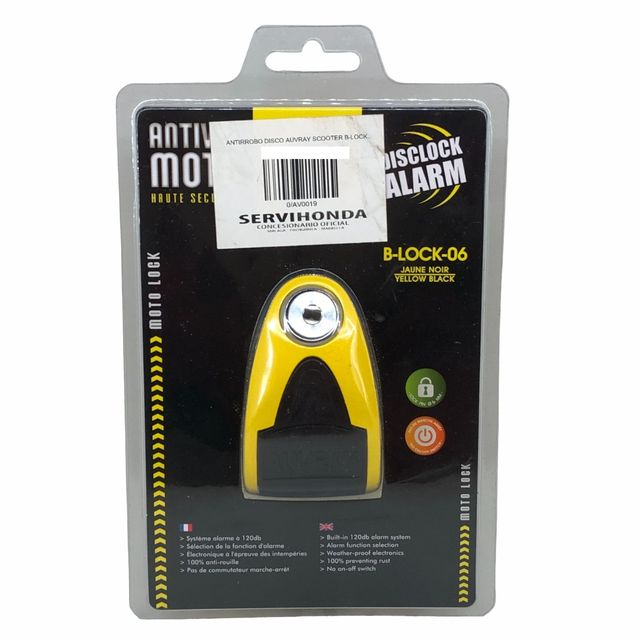 PINZA MOTO CON ALARMA  A ESTRENAR