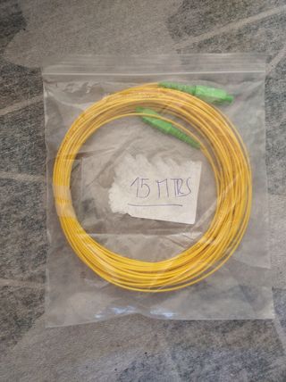 Cable fibra óptica 15 metros ( IDEAL PARA ROUTER )