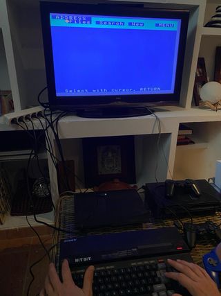 ORDENADOR SONY HIT BIT MSX HB 75P 