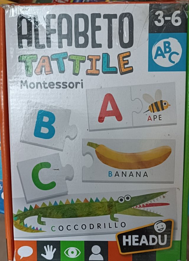 Alfabeto tattile Montessori 