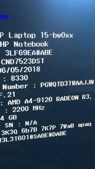 Placa base hp 15-bw059ns AMD