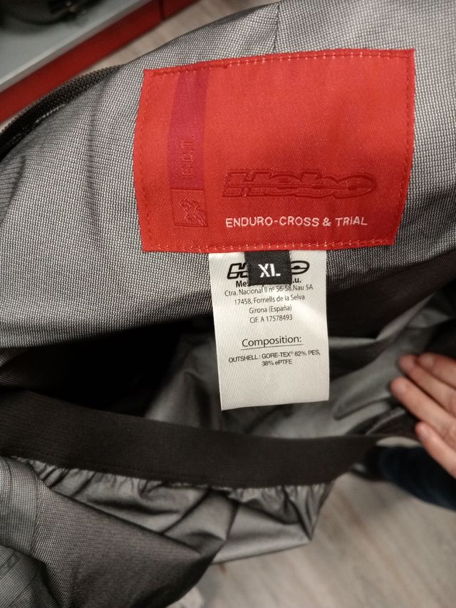 Interior impermeable Goretex