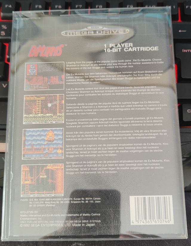 Megadrive Juego Ex-Mutants