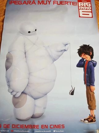 NUEVO POSTER DE CINE BIG HERO 6