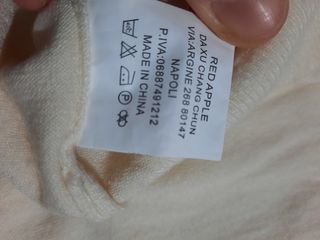 Maglioncino donna S/M panna